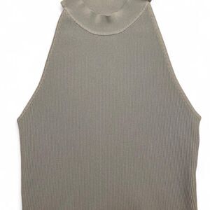 Trendy athletic wear Light blue Babaton ribbed tank top